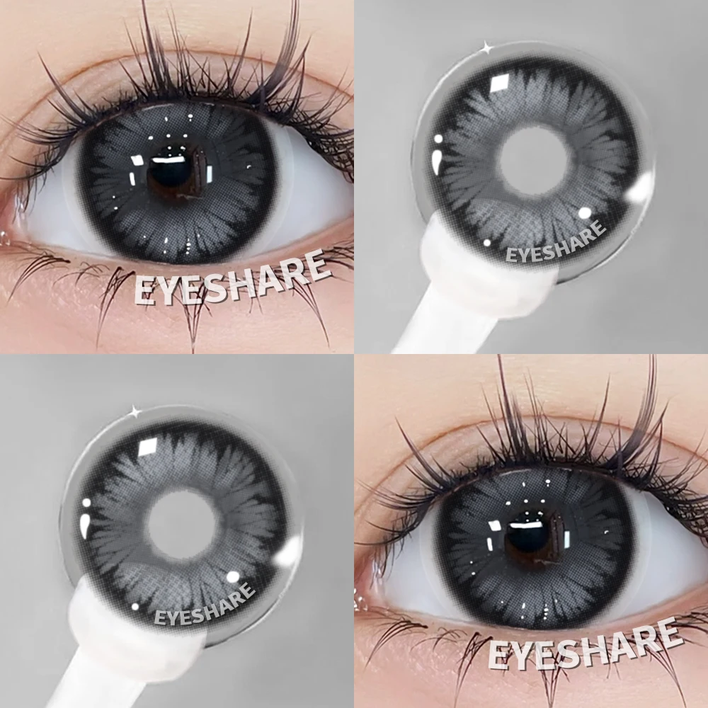 EYESHARE 1 Paar Mode Gekleurde Contactlenzen voor Ogen Paarse Kleur Contactlenzen Rode Lenzen Roze Zachte Lenzen Schoonheid Make-up Jaarlijks