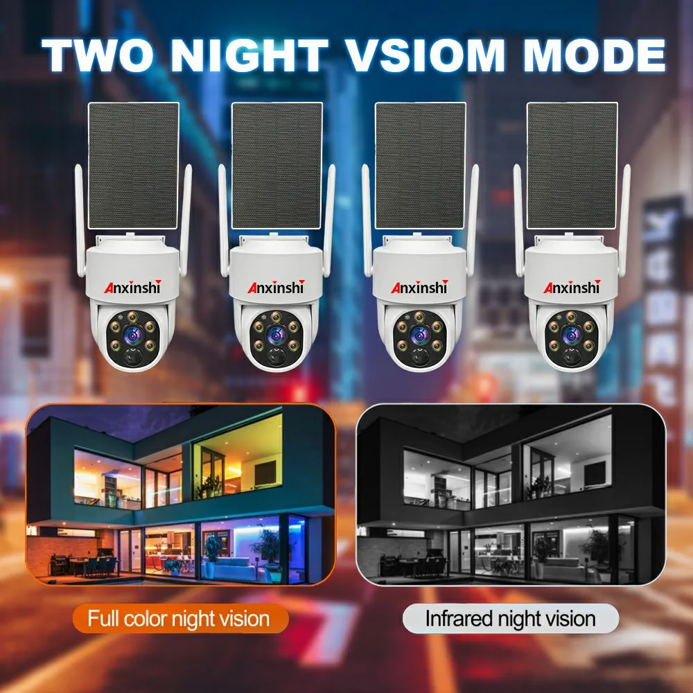 Eseecloud 12.5 بوصة NVR مع 4MP PTZ كاميرا تعمل بالطاقة الشمسية 10CH NVR نظام كاميرا الأمن عدة نظام كاميرا CCTV #4