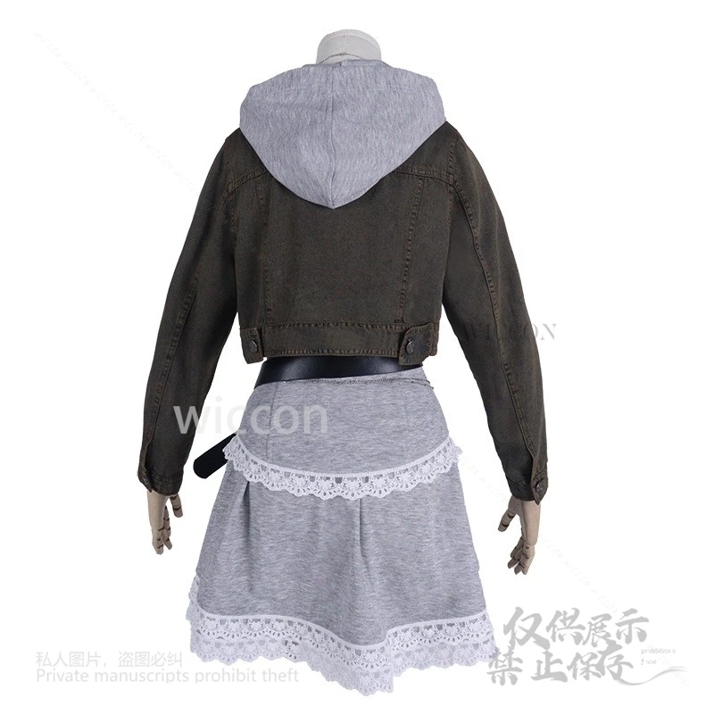 애니메이션 게임 사랑과 딥 스페이스 플레이어 히로인 복장 멜로디 코스프레 의상 드레스 코트 벨트 Bandge 할로윈 파티 Y2K 맞춤형