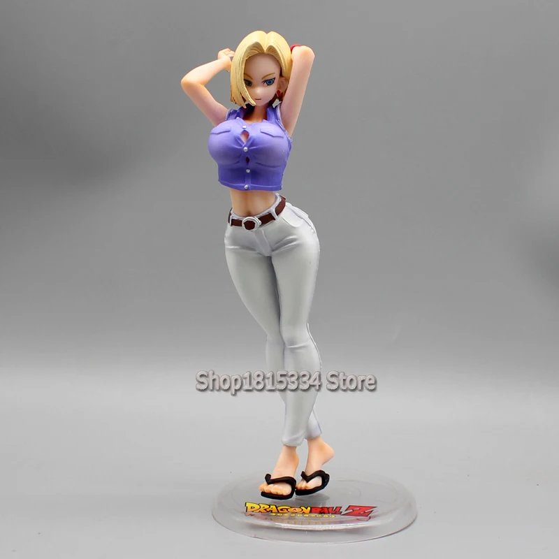 Dragon Ball Anime Figure HB Android 18 Action Figures Ver III Lazuli Sexy Statue Standing Pvc Collection Model Birthday Toy Gift