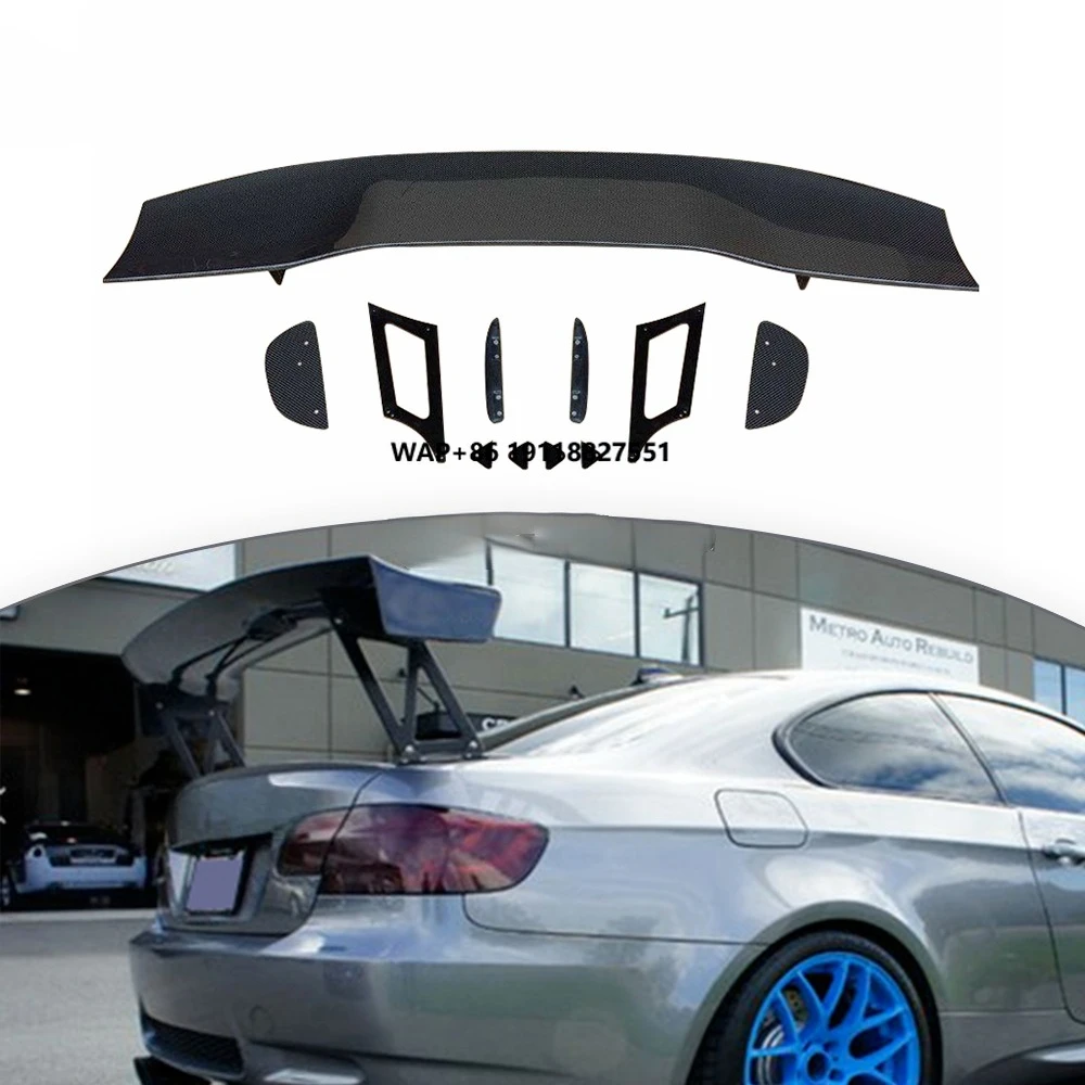 

Top Material Real Carbon Fiber Trunk Spoiler Rear Spoilers Rear Wings For 3 Series E92 M3 V Gt Style