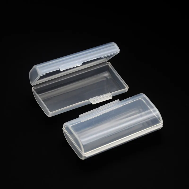 Battery Holder AAA Battery Box Durable Hard Plastic Transparent  Case Holder Battery Box  Battery Storage Case