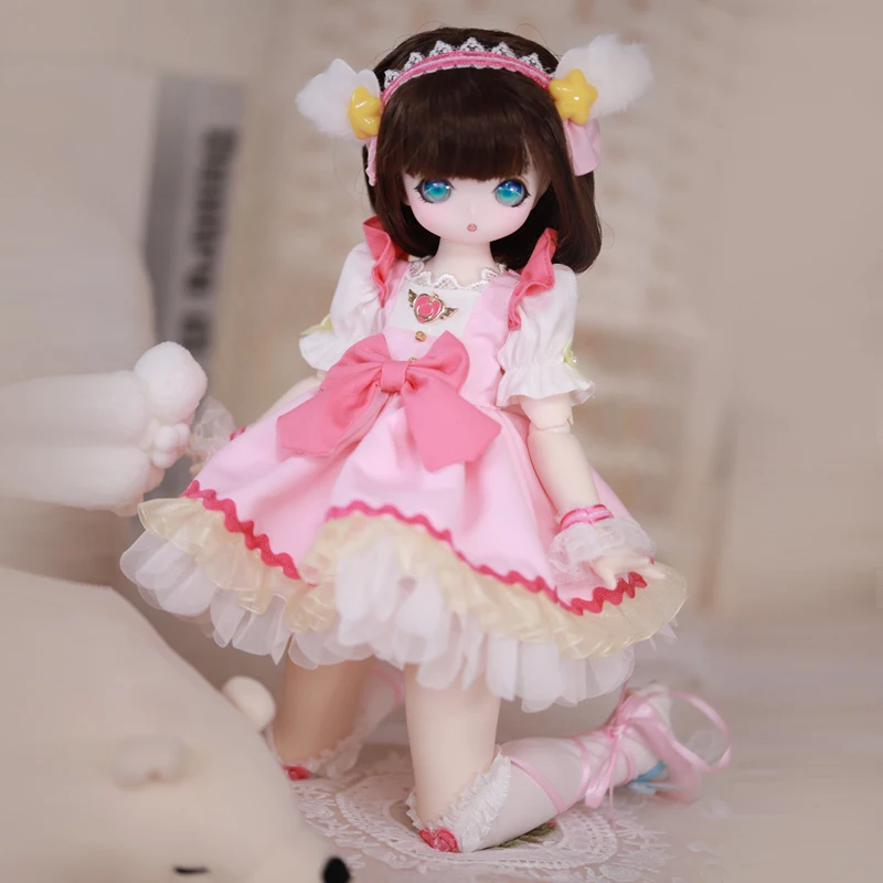 ICY DBS 1/4 BJD repldegradbutter ANIME TOY, Kawaii 16 pouces, rotule, ensemble complet, uniforme étudiant BJD 40cm SD