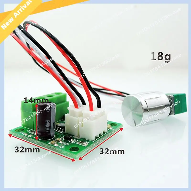 

M01K 1803BKW ШИМ-регулятор скорости двигателя 1,8-12 В 2A 30 Вт Регулируемый регулятор постоянного тока для проектов DIY и робототехники