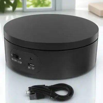 

Auto Electronic Jewelry Display Stand Rotatable Holder ABS Material Practical Retail Home Showcase Display Stand