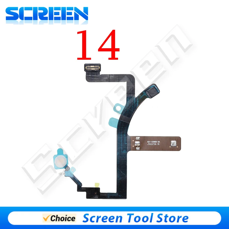 1pcs Proximity Distance Ambient Flash Light Sensor LED Flex Cable Repair Parts For iPhone 12 13 14 plus Pro max Repair Part