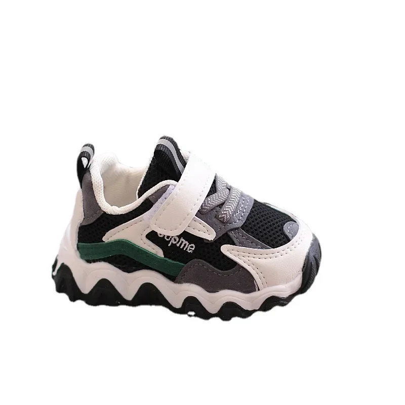 2024 Spring Autumn New Kids Sport Shoes Fashion Cross-tied Mesh Breathable Boys Sneakers Children Girls Outdoor Running Shoes