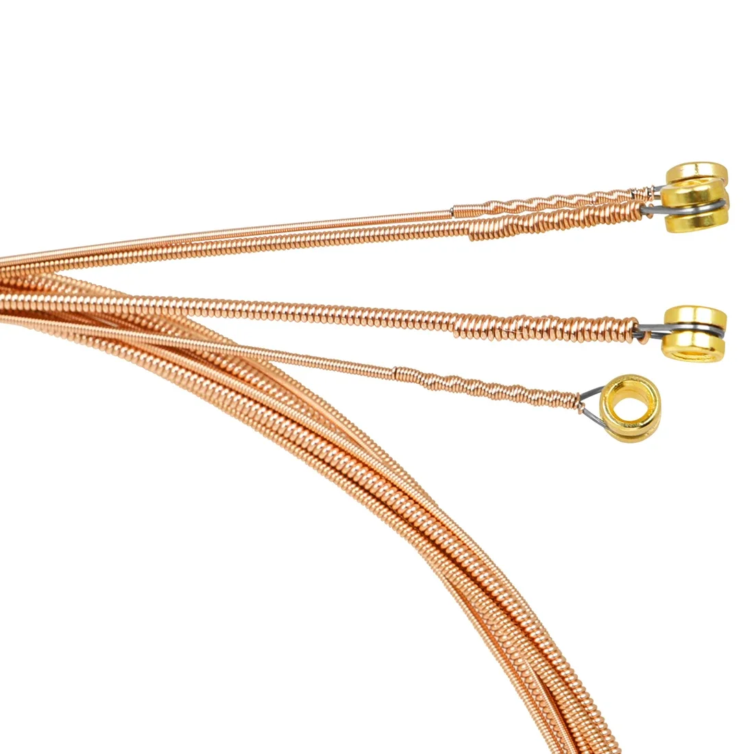 Corde per chitarra acustica Corde per chitarra folk in bronzo fosforoso Parti di rivestimento antiruggine in filo di acciaio ad alto tenore di carbonio