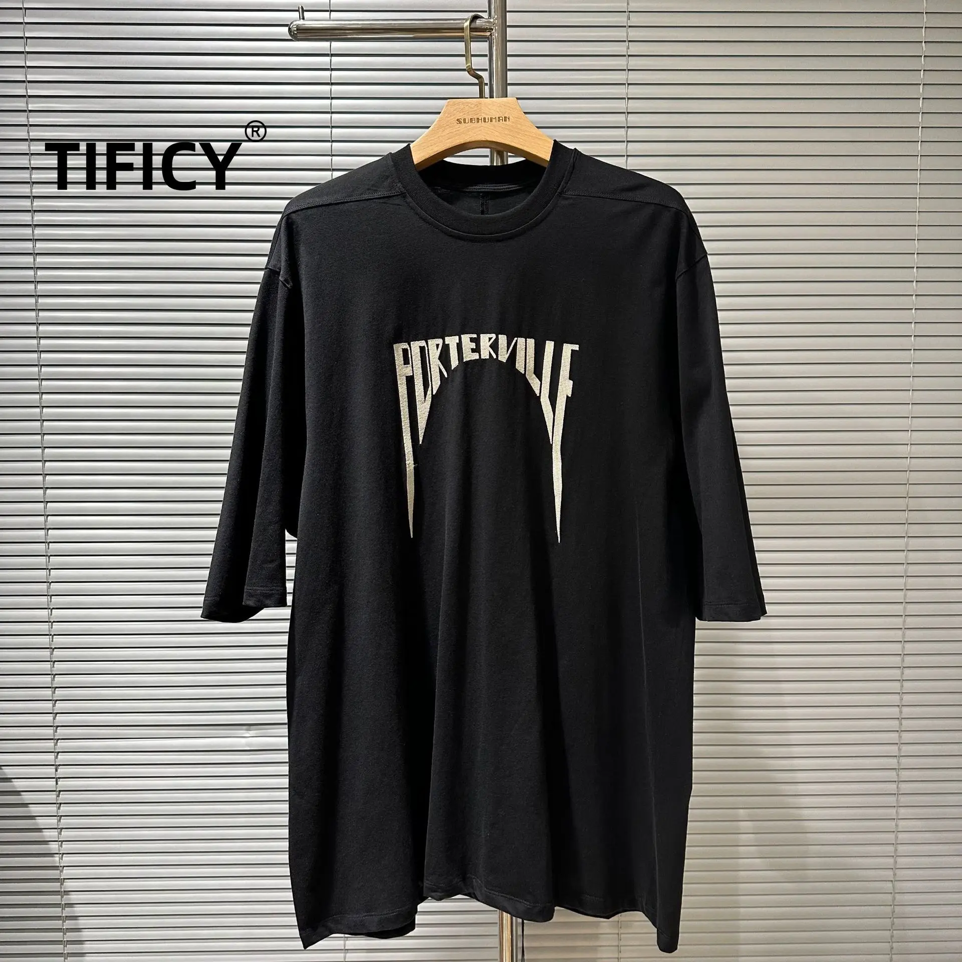 Dark RO High Street Style Wysokiej jakości bawełna 100% nadrukowana koszulka Mężczyźni i kobiety Plus Size Męskie luźne koszulki z krótkim rękawem Top