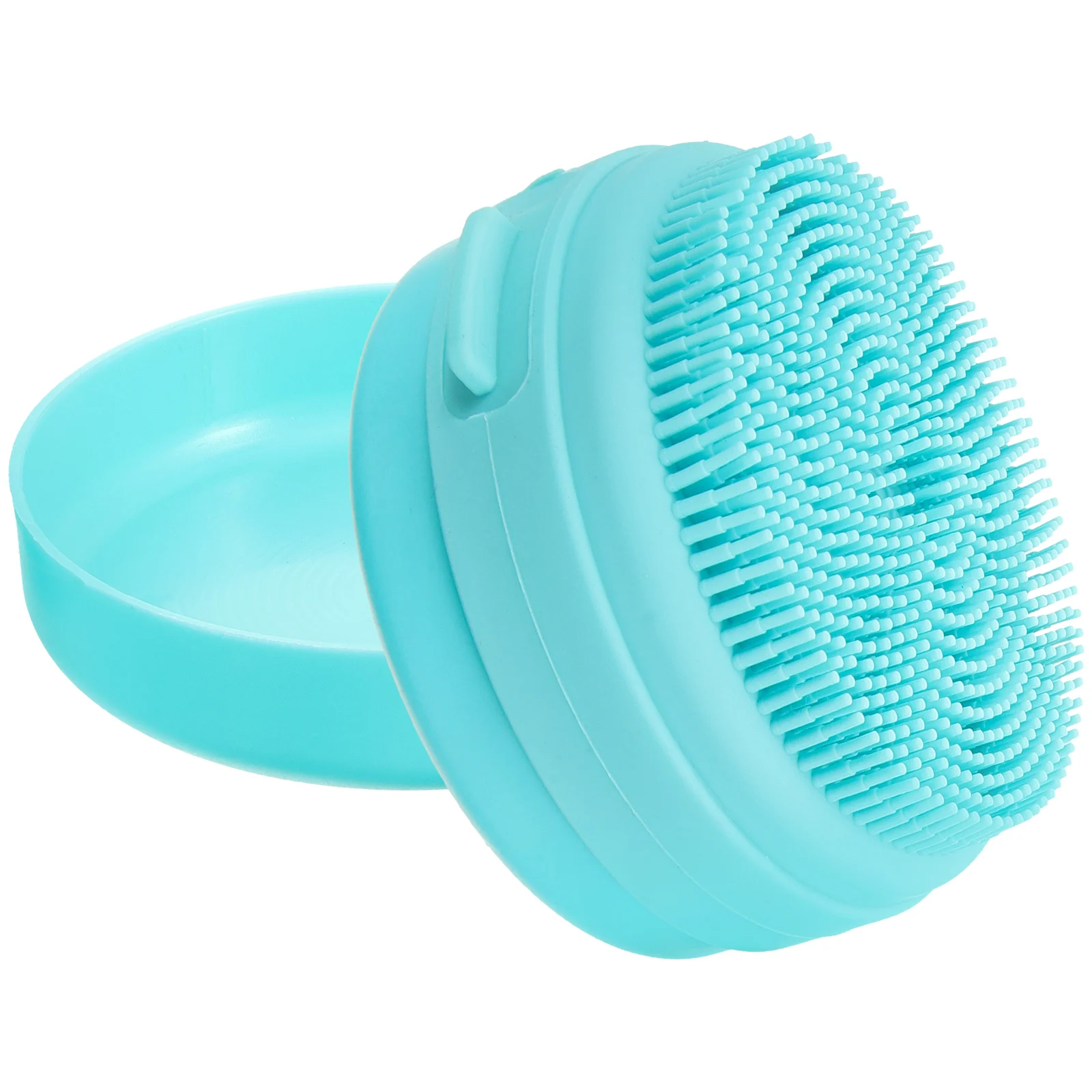 

Body Washing Brush Bath Silicone Shampoo Cleaning Handle Shower Baby Exfoliating Scrubber