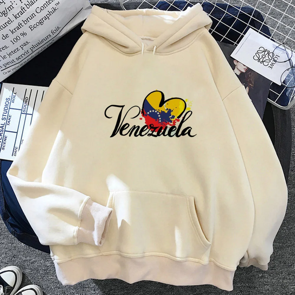 Venezuela hoodie kawaii anime modern style clothes for teens women tracksuits designer pattern