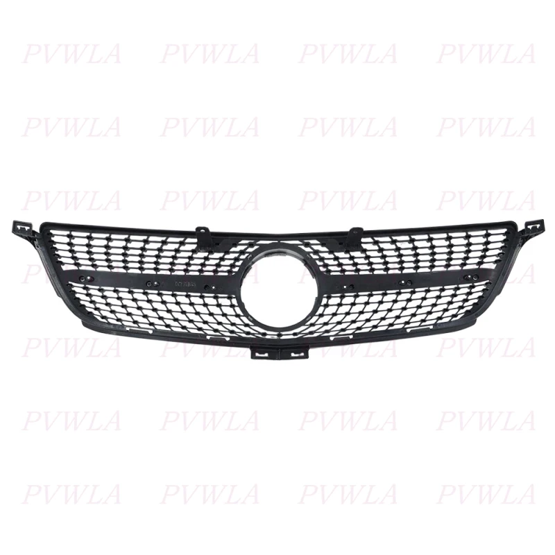 Chrome Center Grille For Benz W166 ML63 AMG ML350 ML400 ML550 2012 2013 2014 2015 Cover Middle Net Car Accessories 1668800985