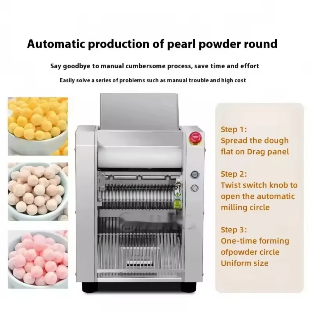 Black Tapioca Starch Ball Making Machine - Commercial Automatic Food Processor for Cassava Flour Dumpling Production