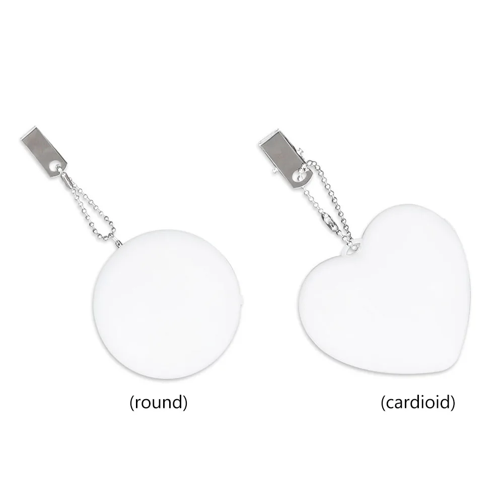 LED Handbag Light Love Heart Round Shaped Atmosphere Luminous Purse Lights Decor