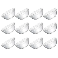 12Pcs Glass Bowls Set Round Dessert Dishes Glass Tiny Ramekins