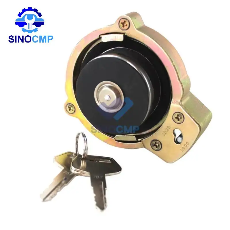

20Y-60-11440 17A-60-11310 Hydraulic Fuel Tank Cap Key Tank For Komatsu PC200 PC210 PC220 PC200-5 PC300 PC410