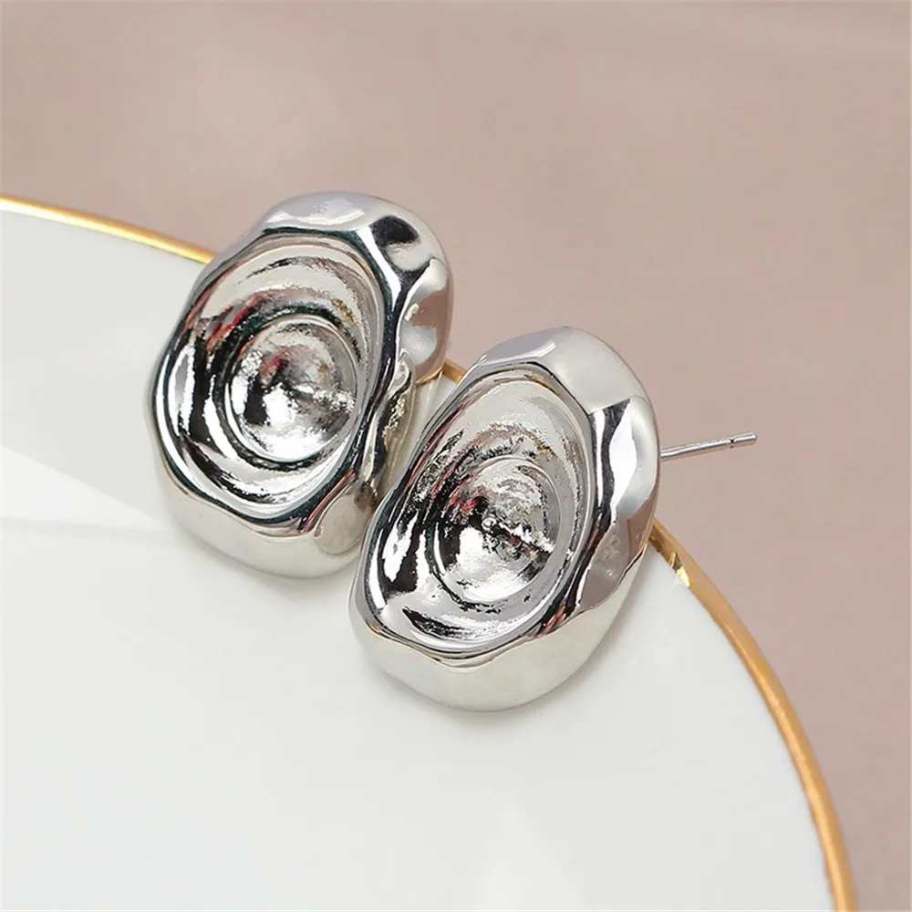 14K Gold Plated Brass Round Earring Hooks,Pearl  Accessories For Earrings,Shvenzy Earwires Fasteners,DIY Earring Findings