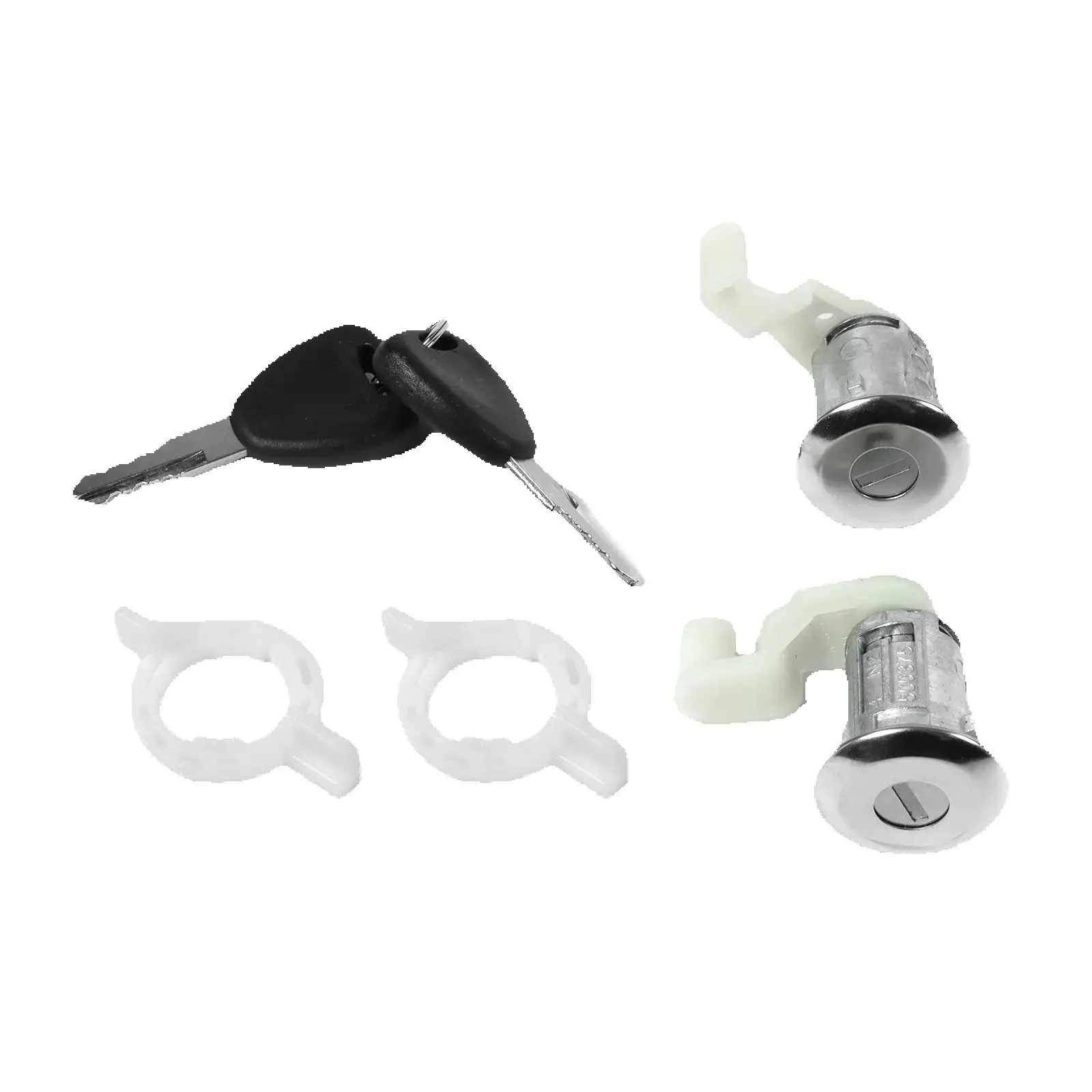 

1 комплект цилиндров дверного замка 7701472806 7701471219 для Renault Clio Master Scenic