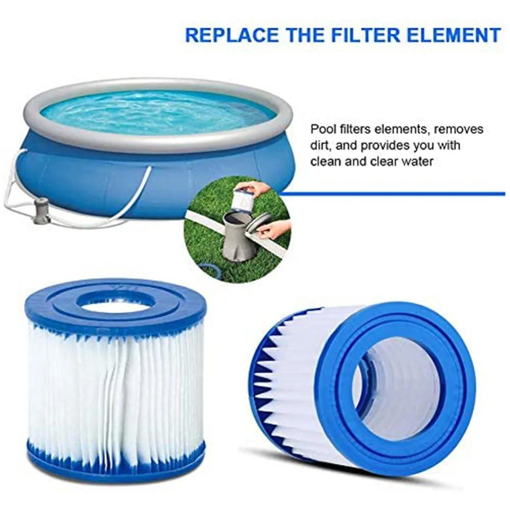 Pool Filter Cartridge Type D Compatible for Summer HOT TUB Waves SFS-600 SFS-350 RP-350 RP-400, RP-600, RX-600 Size Replacement