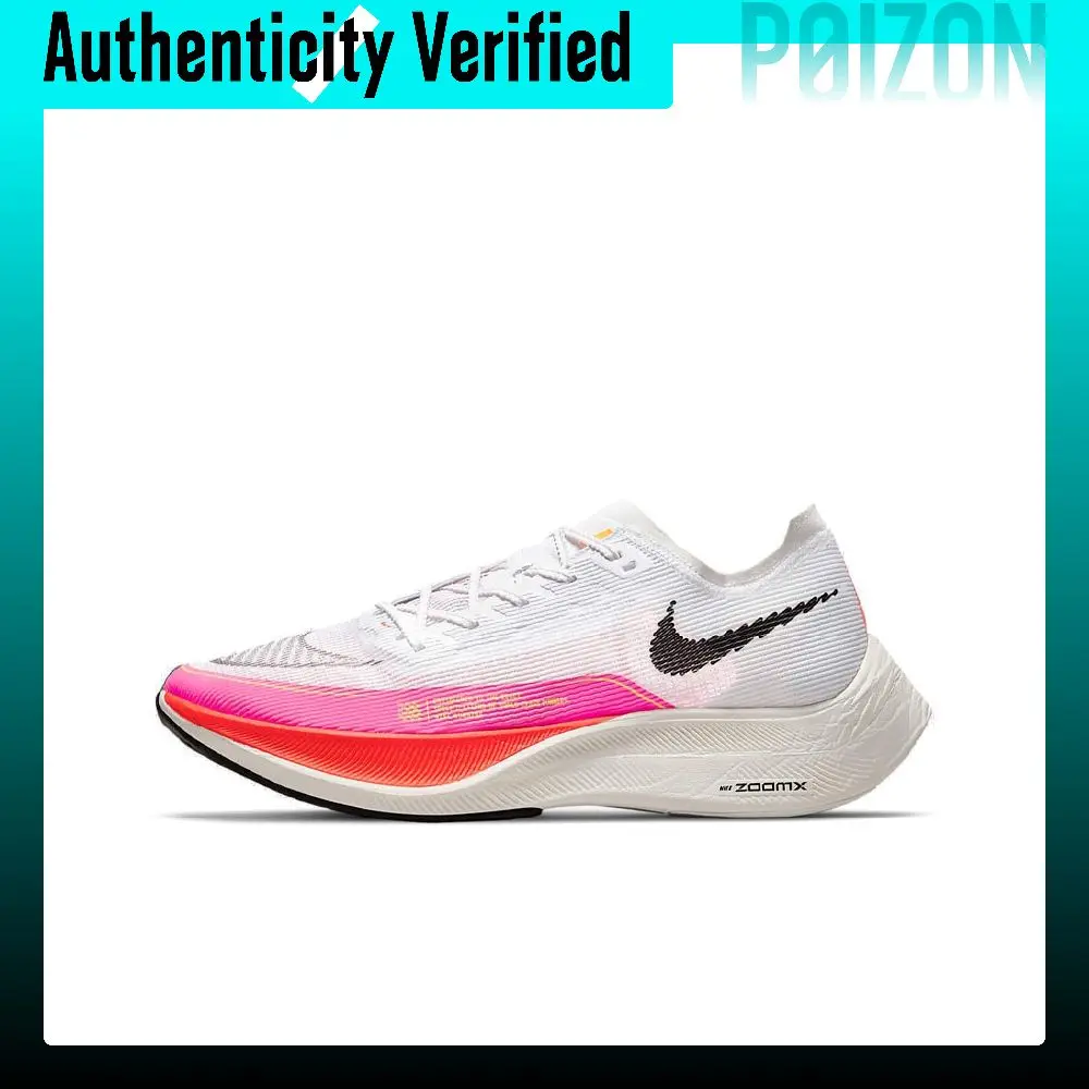 Nike ZoomX Vaporfly Next% 2 Running Shoes Men's Low-top White/Pink/Black DJ5457-100