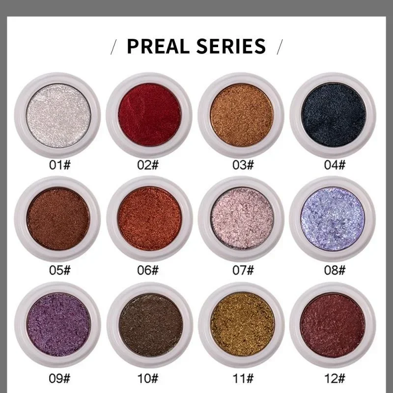 Makeup Mashed Potato Eyeshadow Soft Glitter Shimmer Single Eyeshadow Palette Lasting Metallic Cosmetic Make Up Palette Косметика