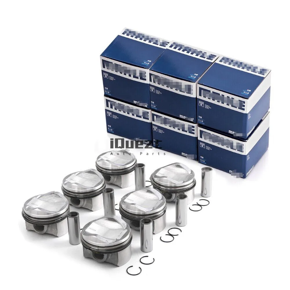 

6x Pistons & Rings Set MAHLE OE Φ84.51mm for AUDI S4 S5 A6 A7 A8 Q5 Q7 3.0 TFSI 06E107065DM