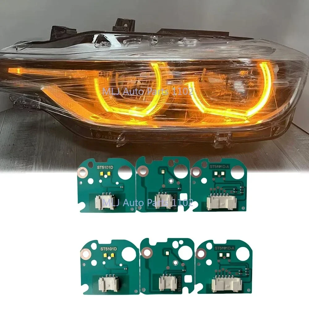 

For 2016-2019 BMW F30 F31 320I 330I 340I 7419615 7419610 LED Headlight Day Light NON RGB Upgrade Amber Blue Ice Red Yellow DRL