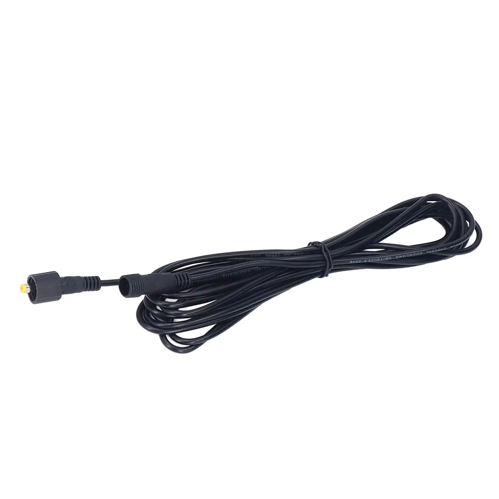 كابل تمديد الضوء الشمسي DC5.5x2.1mm سلك نحاسي بطول 5 أمتار للاستخدام العالمي لكاميرات 12 فولت 24 فولت والمزيد