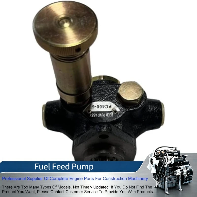 105217-6030 1052176030 Fuel Feed Pump  For Komatsu Engine 6D125 Excavator PC400-6 PC400-6 PC300-3