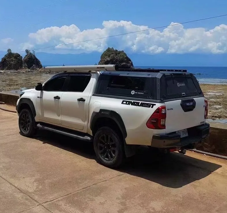 High Performance and Price 4x4 Offroad Pickup Truck Canopy Hardtop use For Hilux Revo rocco 2016-2024.