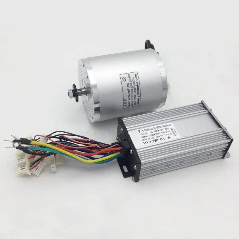 BM1109 1200W 48V E Scooter Electric Motorcycle Motor with Brushless Dc Motor with Controller for DIY