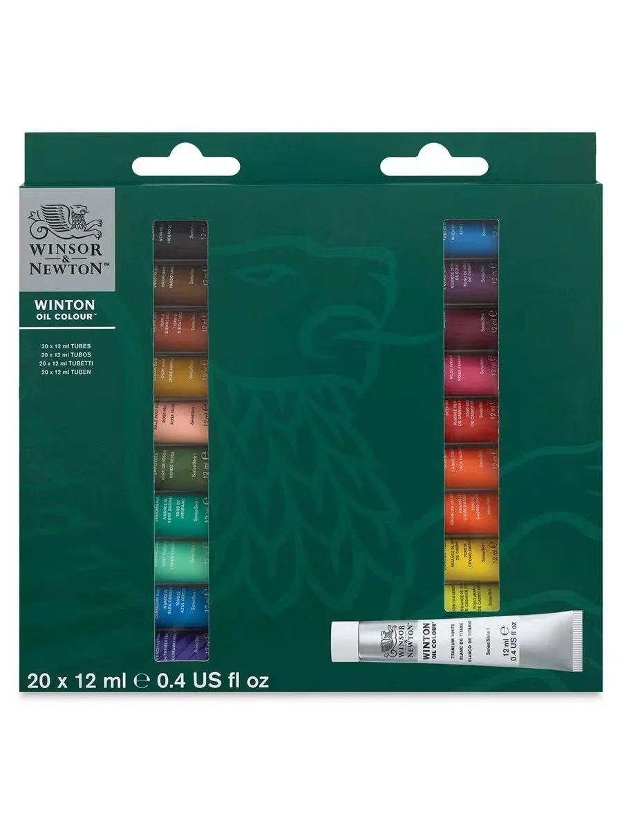 Winsor & Newton Winton Professional Oil Color Paint Set 10/20 12ml Tubes For Artists Canvas Pigment Art Supplies Drawing Set