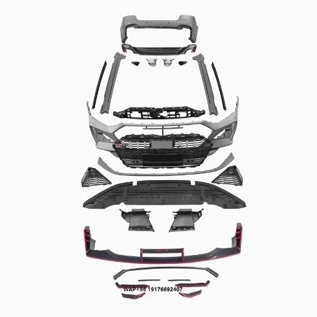 

High Quality New Wide Body Kits 19-21Audi A7 Upgrade RS7 Front/Rear Bumpers Lip Diffuser Spoiler FRP+CF Material Perfect Fit