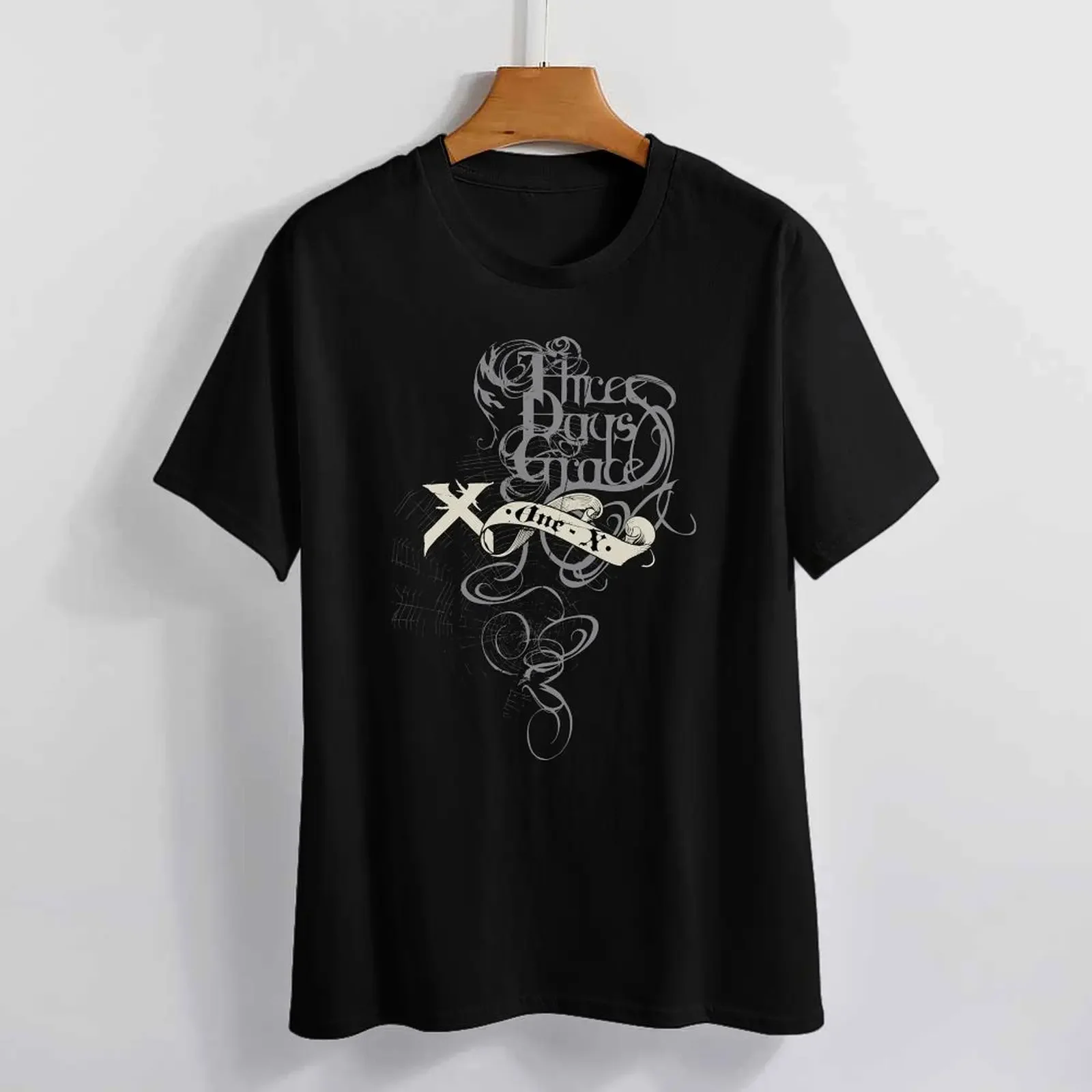 Round Neck Three Days Grace Men'S Midnight Strangler T Shirt Eur SizeTees Y2K tops Unisex Summer Short Sleeve