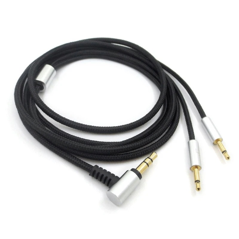 E56B Earphone Cable for HD202 HD212 Audios Cord with Tuning Function Headset Line