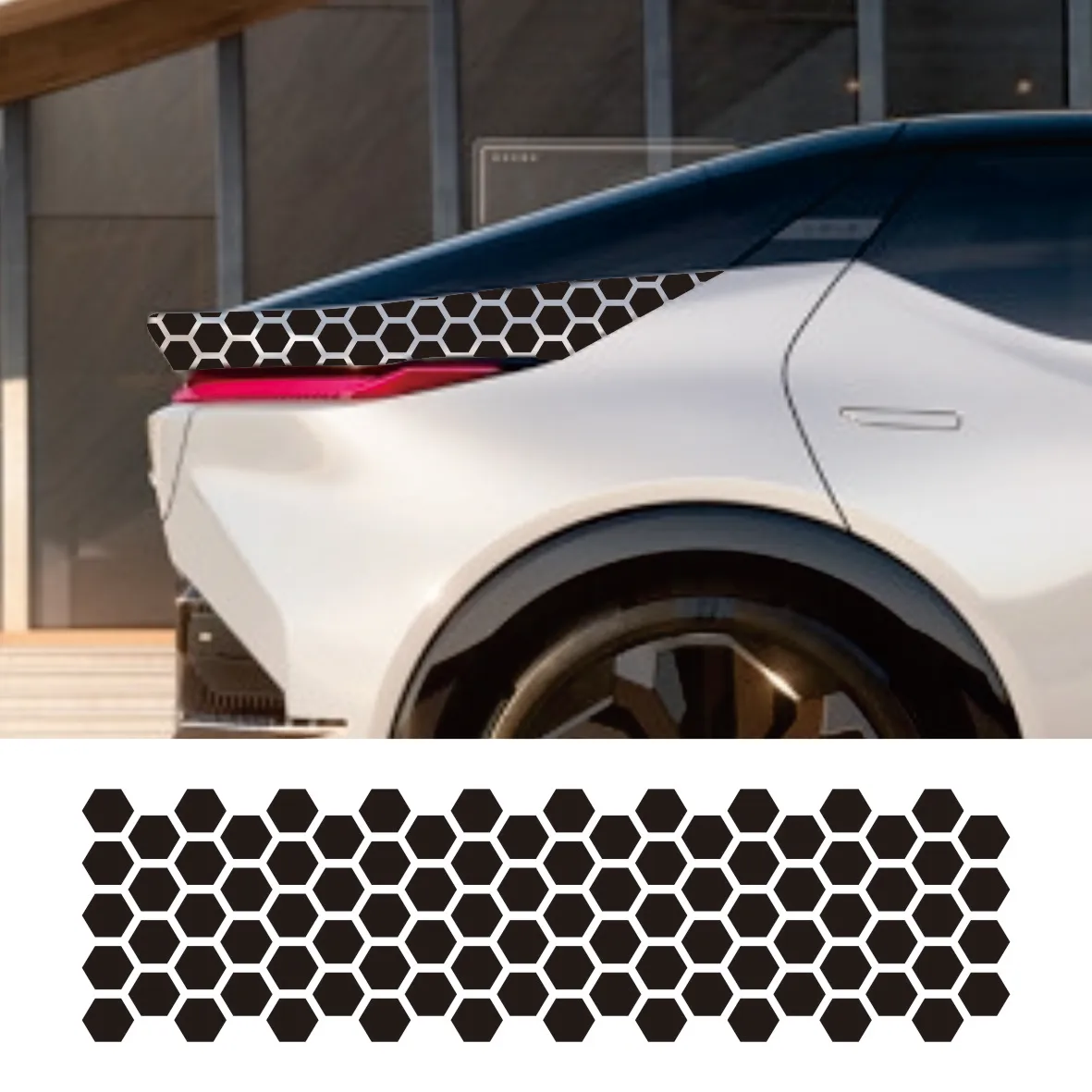 

Honeycomb car sticker accessories waterproof easy to install creative decal for decoration suitable SUV BMW modification