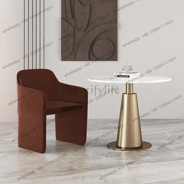 Beauty salon library lounge area one table four chairs negotiation reception chair