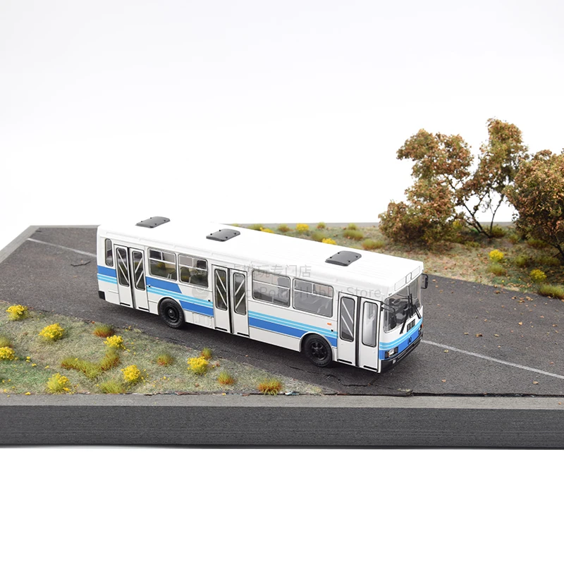 New 1/43 Ukrainian Bus Model LAZ-52523 Large Passenger Bus Simulation Bus Collection Toy JAVN068 Static Model Boy Toy Gift