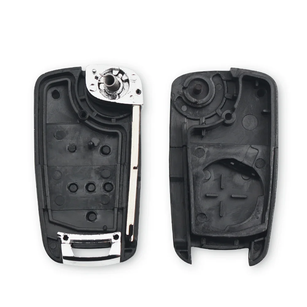 KEYYOU 1PCS Replacement Flip For Chevrolet Spark 2012 2013 2014 2015 2016 3 Buttons Remote Car Key Shell Case Fob