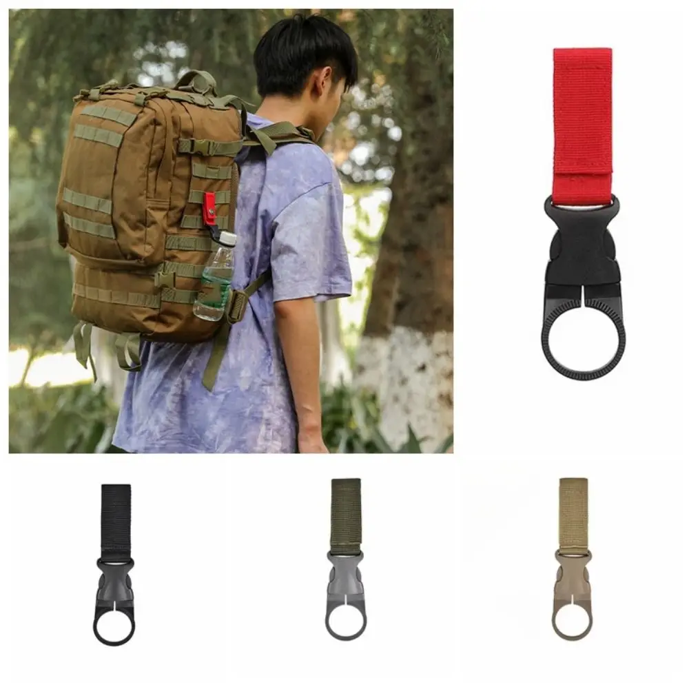 

Backpack Buckle Water Bottle Buckle Hook Carabiners Detachable Webbing Buckle Hook Hanging Key Hook Water Bottle Holder Clip