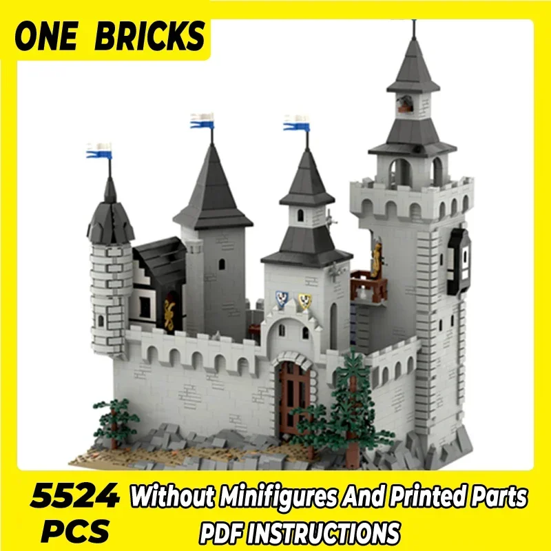 Moc Building Blocks Fortress Model Black Eagle Castle Technical Bricks DIY Assembly Construction Toys For Childr Holiday Gifts