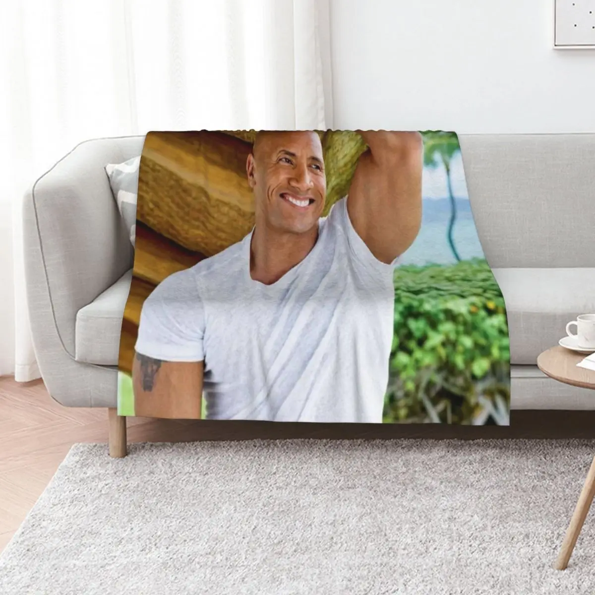 

dwayne johnson Throw Blanket Luxury Thicken Bed covers Softest Plush Blankets