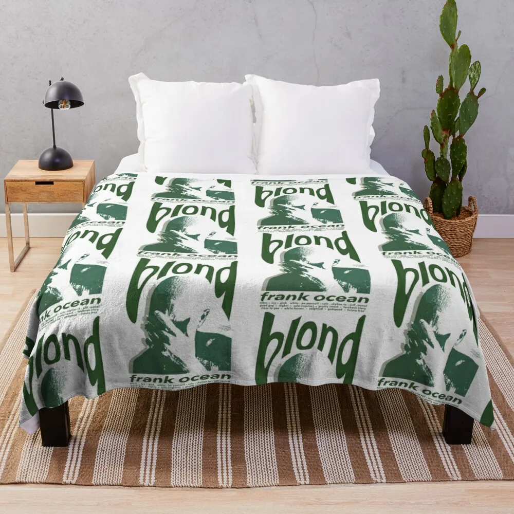 

Frank Ocean Blond Retro Throw Blanket cosplay anime warm for winter Luxury Throw Warm Blankets