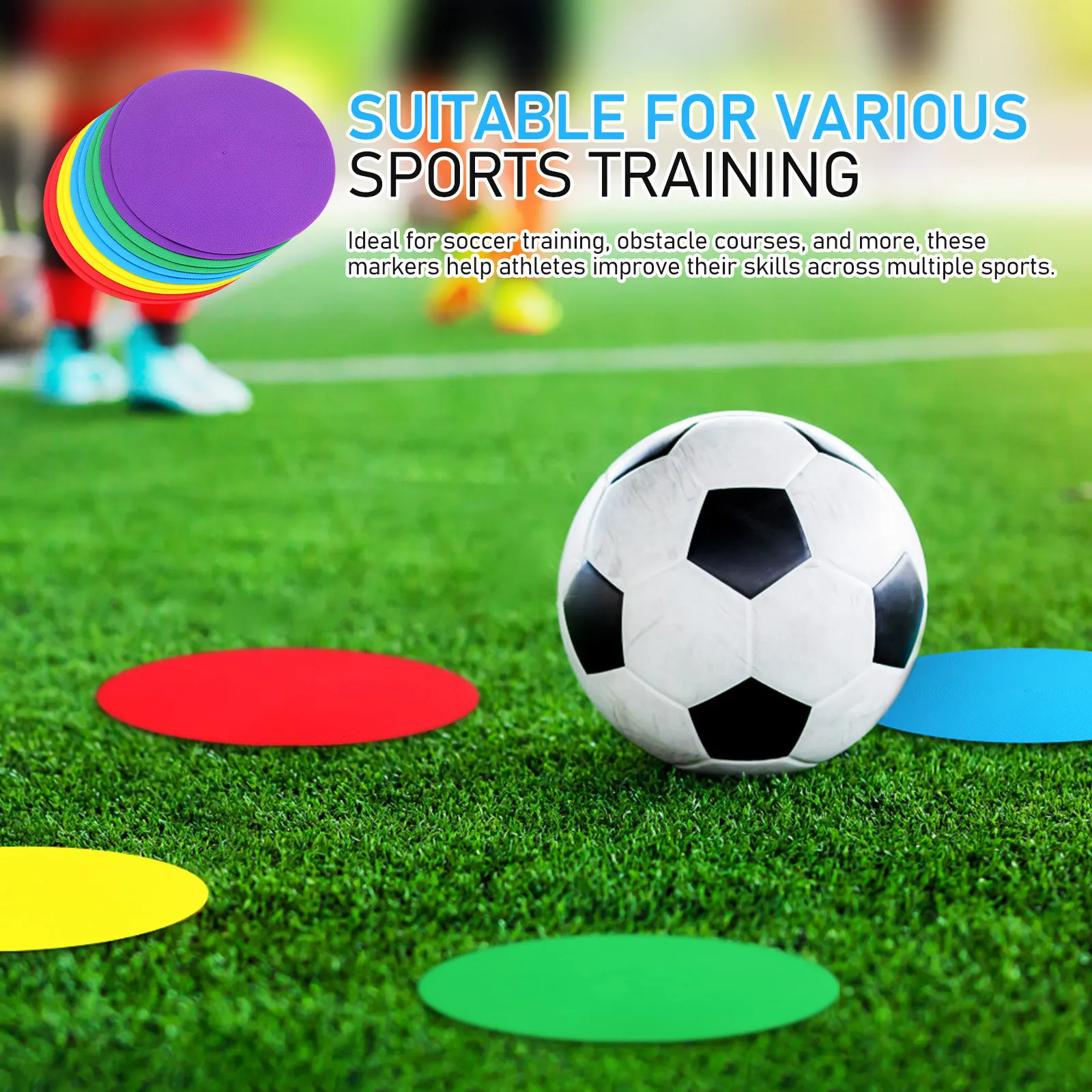 20 Disk Penanda Latihan Sepak - Football Training Cone ulasan dan harga