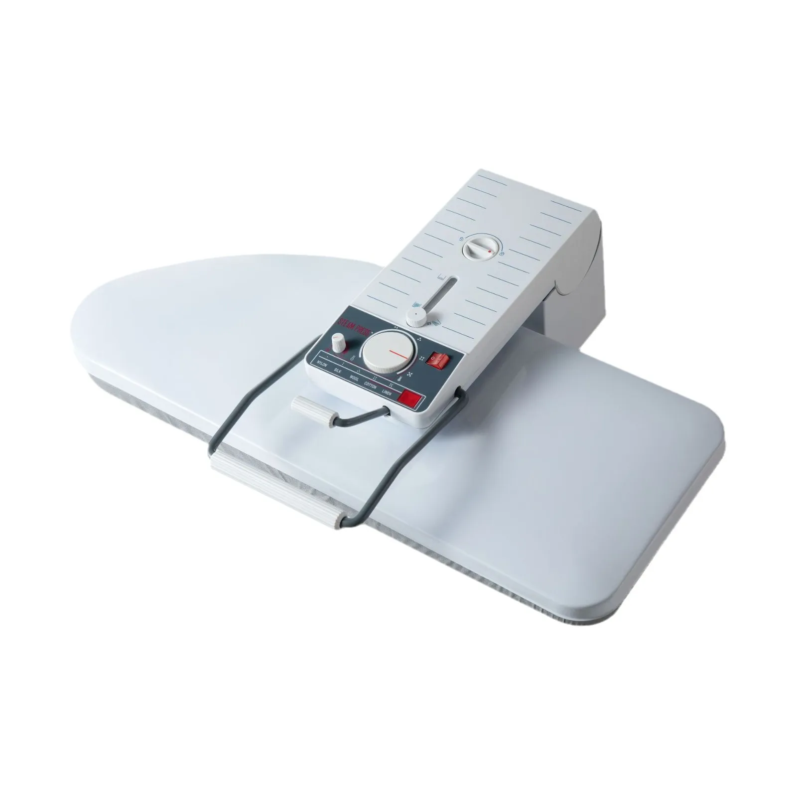 1.4KW Fabric Steam Press Ironing Board Drying Sheets Garment Steam Press Iron Laundry 65cm Automatic Clothes Ironing Machine