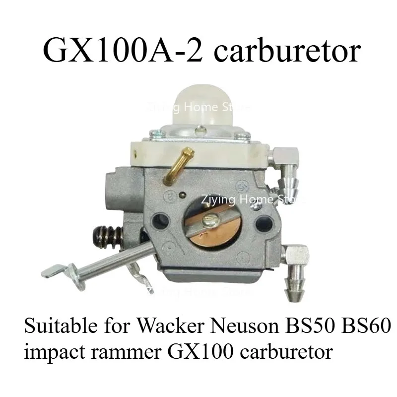 

Suitable for Wacker Neuson BS50 BS60 Impact Rammer GX100 Carburetor 16100-ZDJ-V72