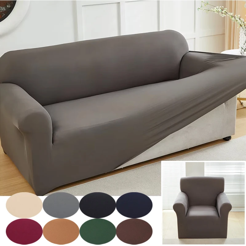 Dustproof Sofa Cover Non Slip Scratch Proof Spandex Slipcover Pet Resistant for L-Shaped Corner Couches 1/2/3/4 Seater Home소파 커버