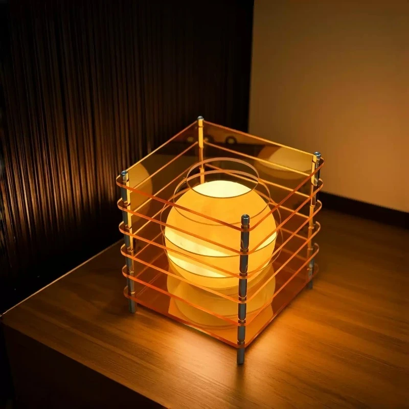 Moon Glow LED Lamp Multi-layer Acrylic DIY Light Decorative Night Lamp For Bedroom Office Home Decoration