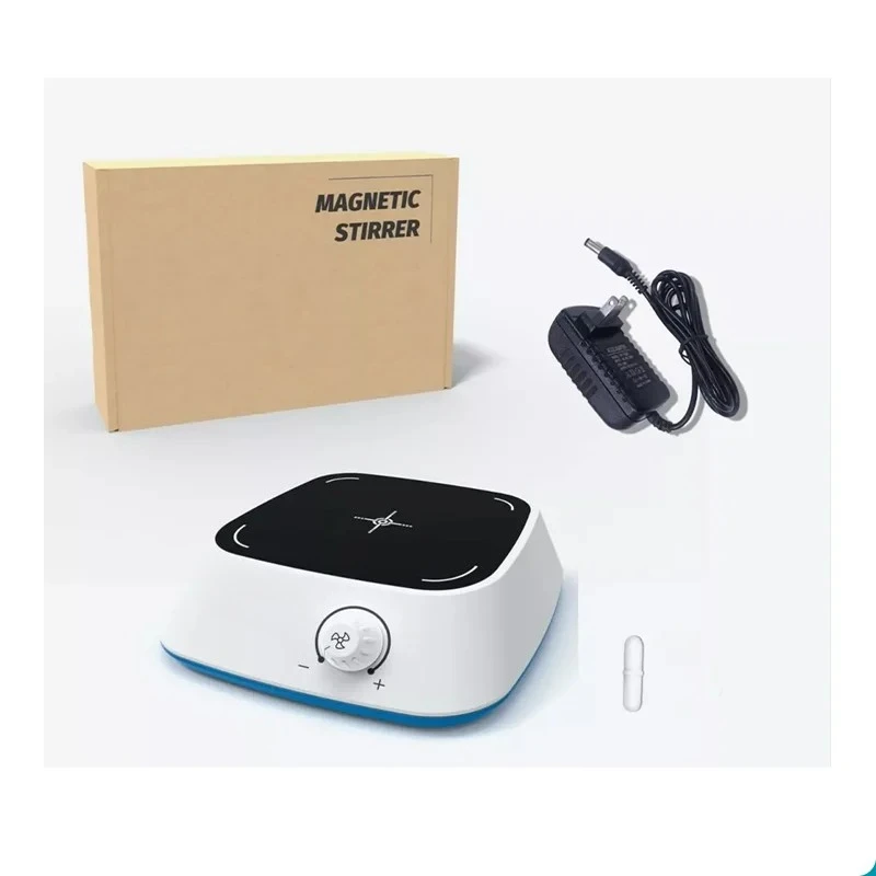 Factory Direct 3L Mini Magnetic Stirrer With Stir Bar Mini Lab Mixer Without Heating square Plate