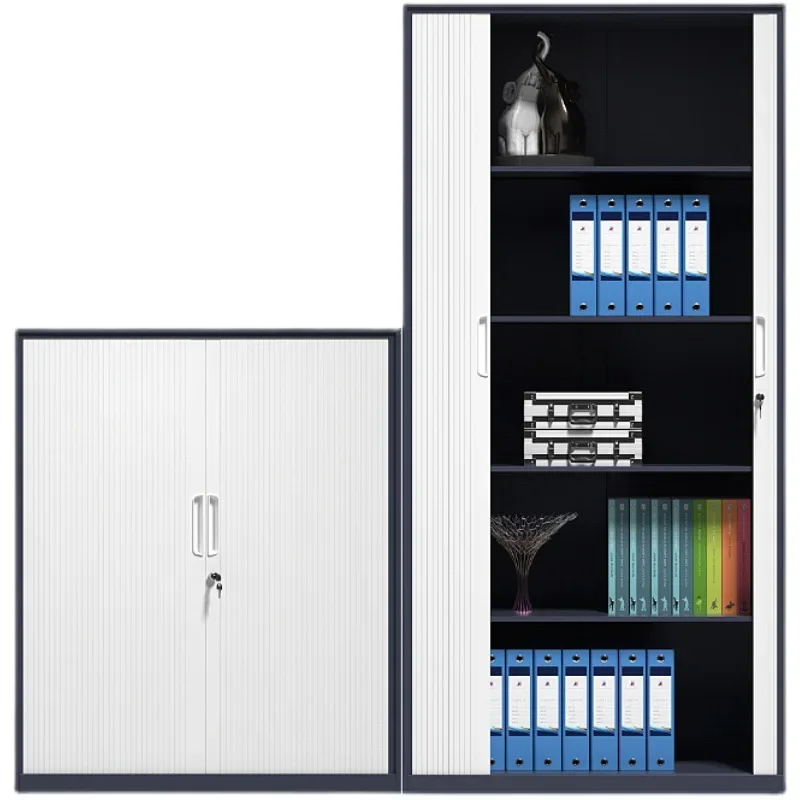 Lh1 sliding door file cabinet with lock cabinet financial certificate data filing cabinet office furniture